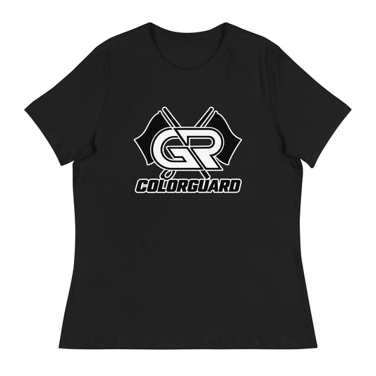 Performance | Women's Relaxed T Shirt | George Ranch High School Colorguard | Crest Logo