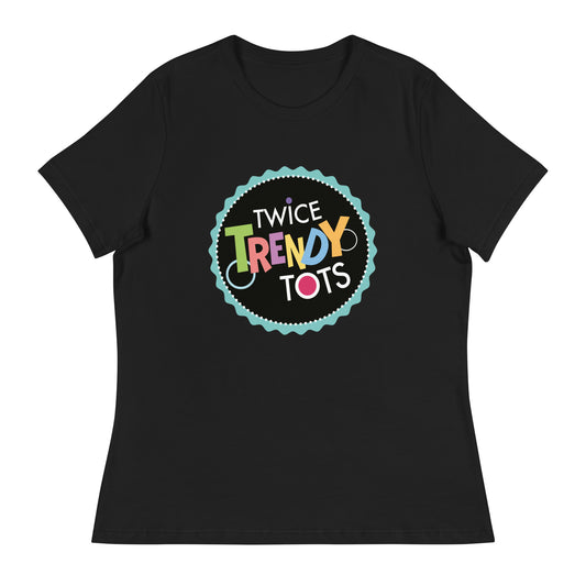 Performance | Women's Relaxed T Shirt | Twice Trendy Tots | Badge Logo