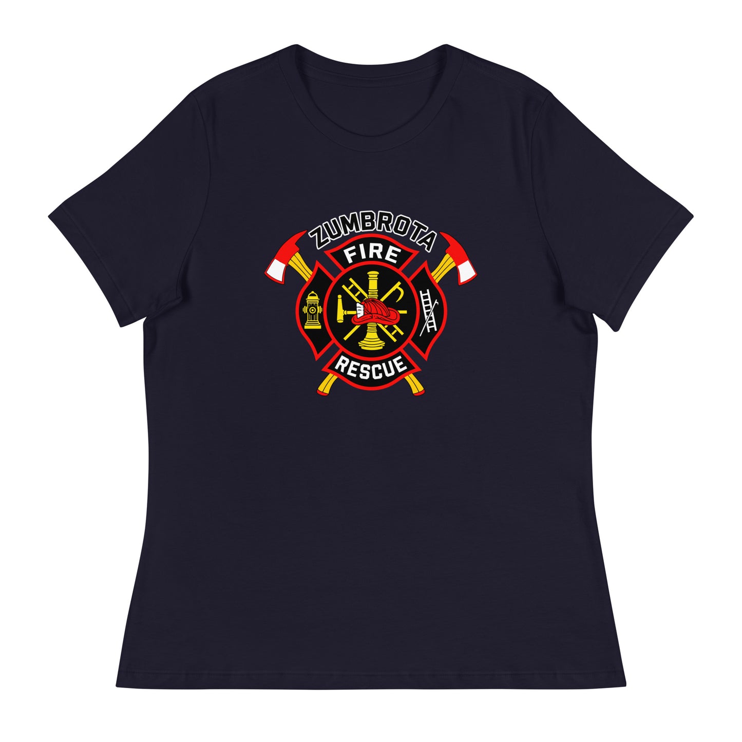 Performance | Women's Relaxed T Shirt | Zumbrota Fire Department | Vanguard Logo