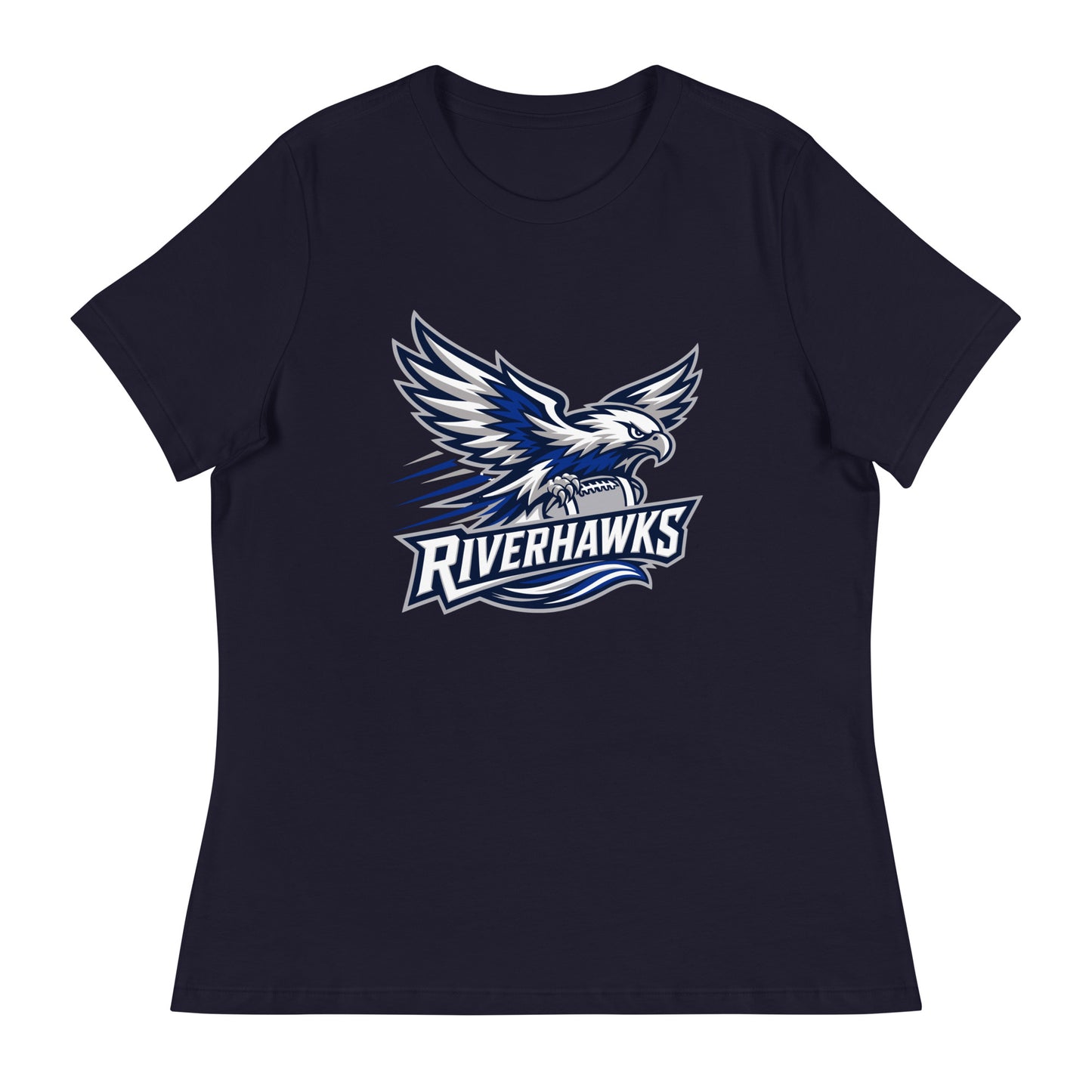 Performance | Women's Relaxed T Shirt | Rochester Riverhawks | Crest Logo