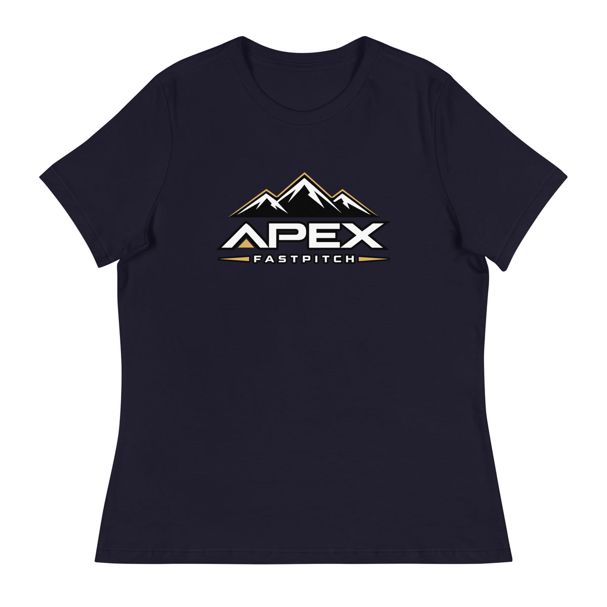 Performance | Women's Relaxed T Shirt | Apex Fastpitch | Crest Logo
