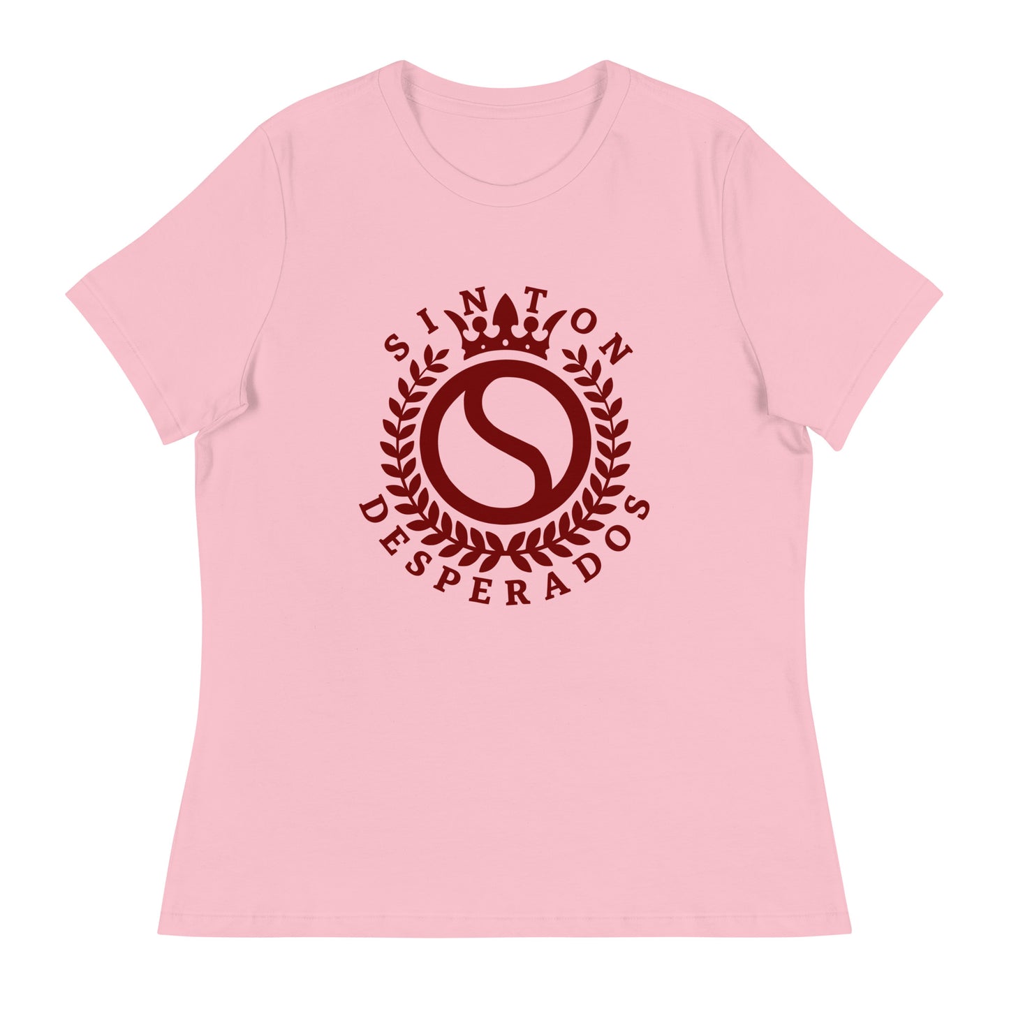Performance | Women's Relaxed T Shirt | Sinton Desperados Baseball | Emblem Logo