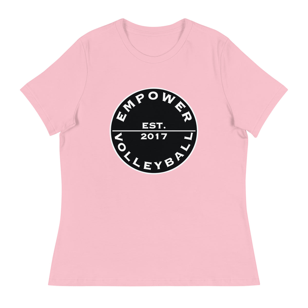 Performance | Women's Relaxed T Shirt | Empower Volleyball Club | Alpha Spike Logo