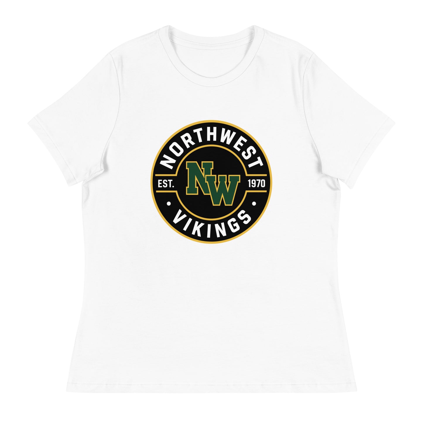 Performance | Women's Relaxed T Shirt | Northwest High School | Badge Logo
