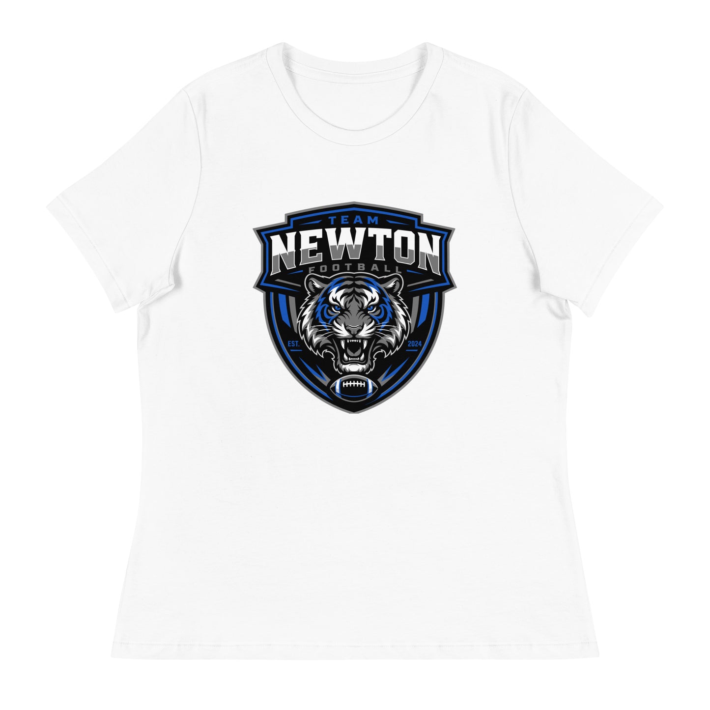 Performance | Women's Relaxed T Shirt | Newton Youth football league | Shield Logo