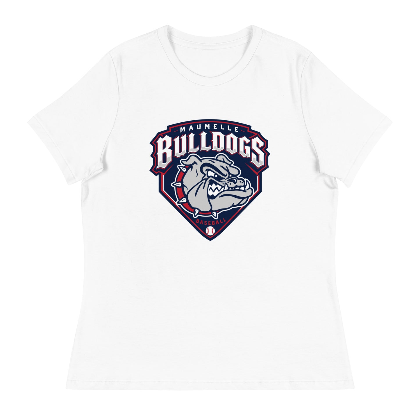 Performance | Women's Relaxed T Shirt | Maumelle Bulldogs 2035 | Shield Logo
