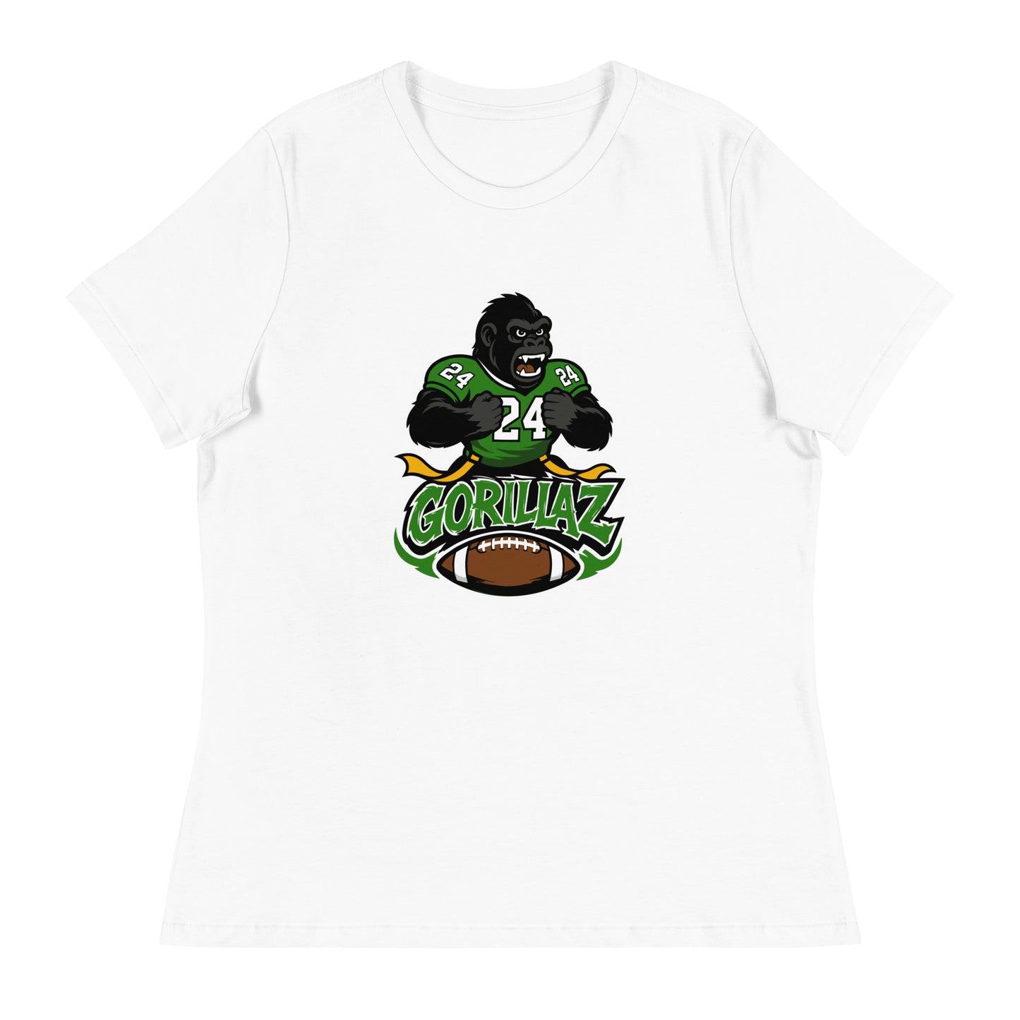 Performance | Women's Relaxed T Shirt | Gorillaz | Vanguard Logo