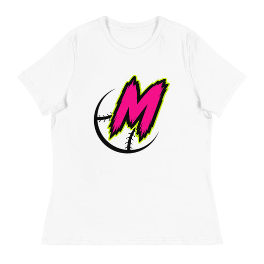 Performance | Women's Relaxed T Shirt | Misfits Baseball | Lettermark Logo