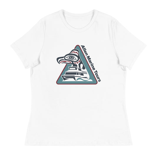 Performance | Women's Relaxed T Shirt | Allen Marine | Crest Logo