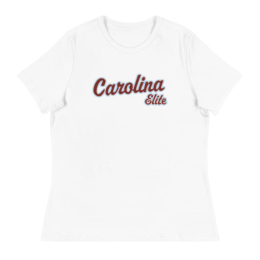 Performance | Women's Relaxed T Shirt | Carolina Elite-Shields | Modern Script Logo