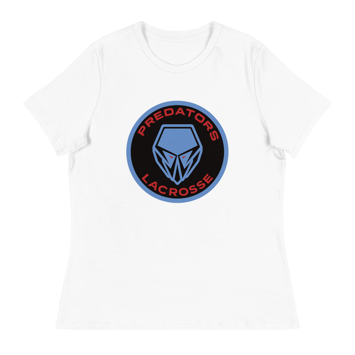 Performance | Women's Relaxed T Shirt | Predators Lacrosse | Badge Logo