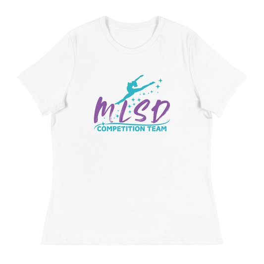 Performance | Women's Relaxed T Shirt | Miss Lorraine’s School of Dance | Lettermark Logo