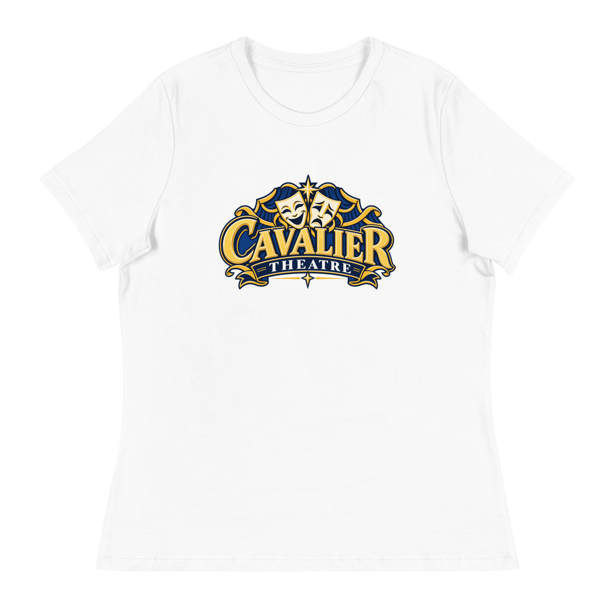 Performance | Women's Relaxed T Shirt | Cavalier Theatre Troupe | Emblem Logo