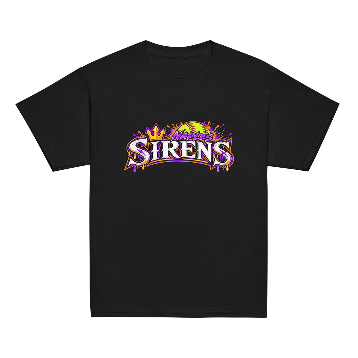 Classic | Youth T Shirt | Naples Sirens | Emblem Logo
