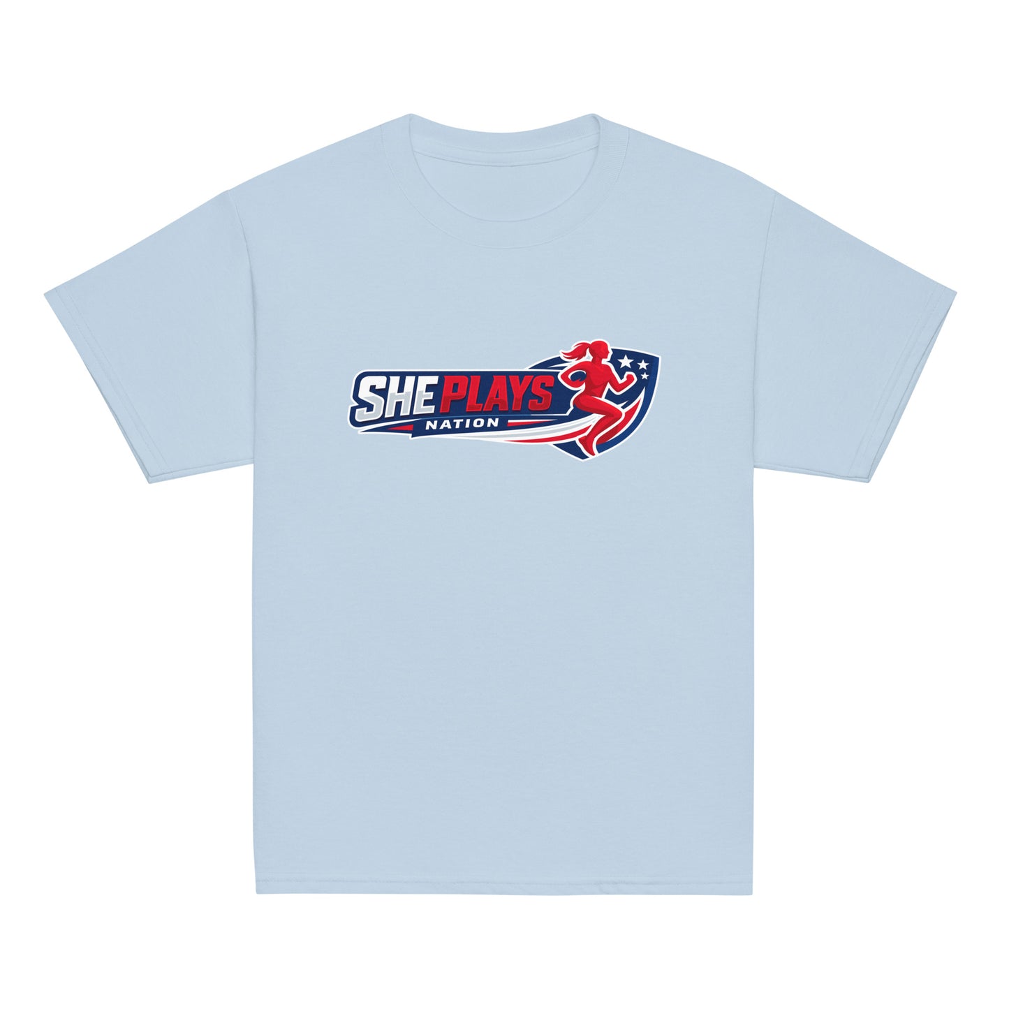 Classic | Youth T Shirt | She Plays Nation | Crest Logo
