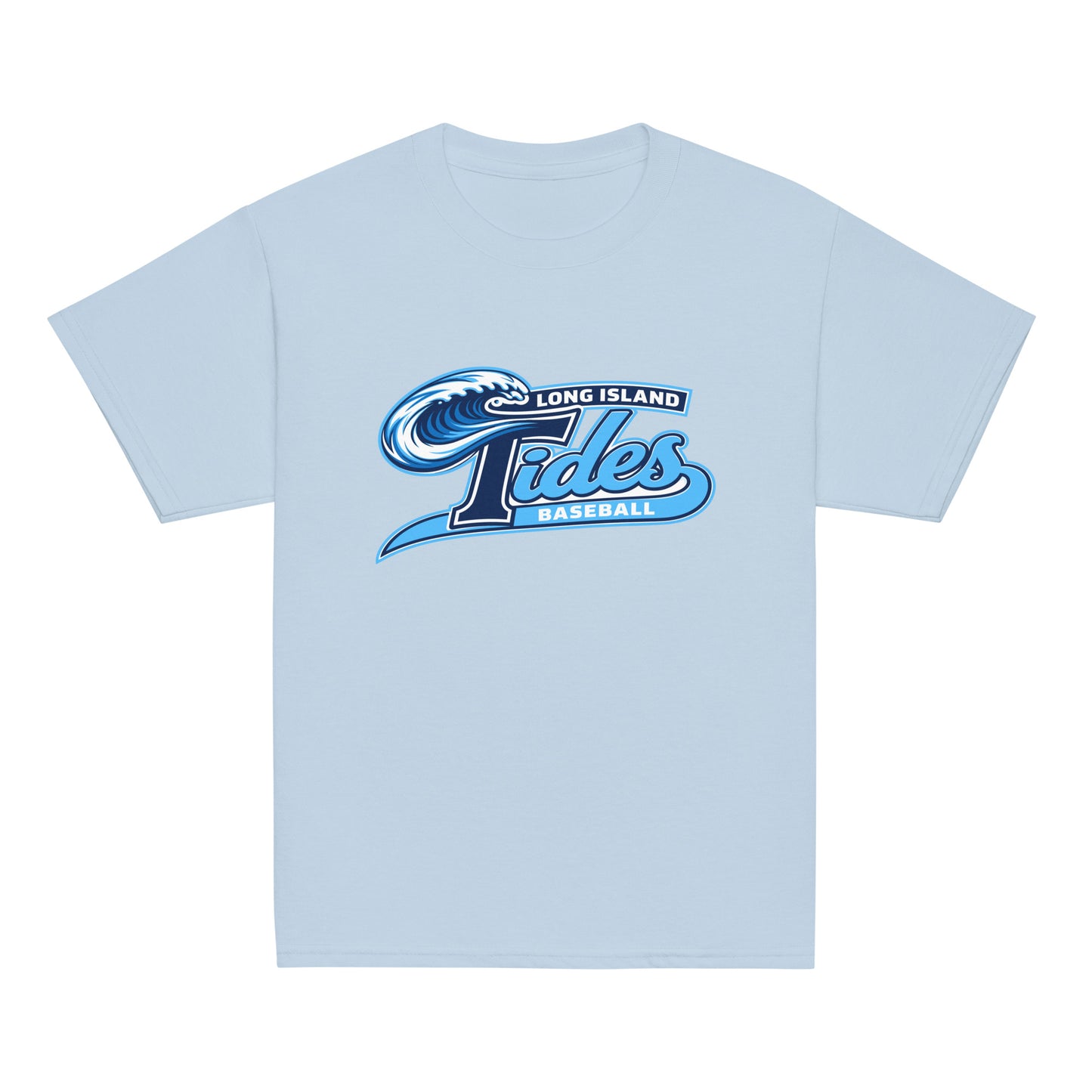 Classic | Youth T Shirt | Long Island Tides Baseball | Ironclad Tides Logo