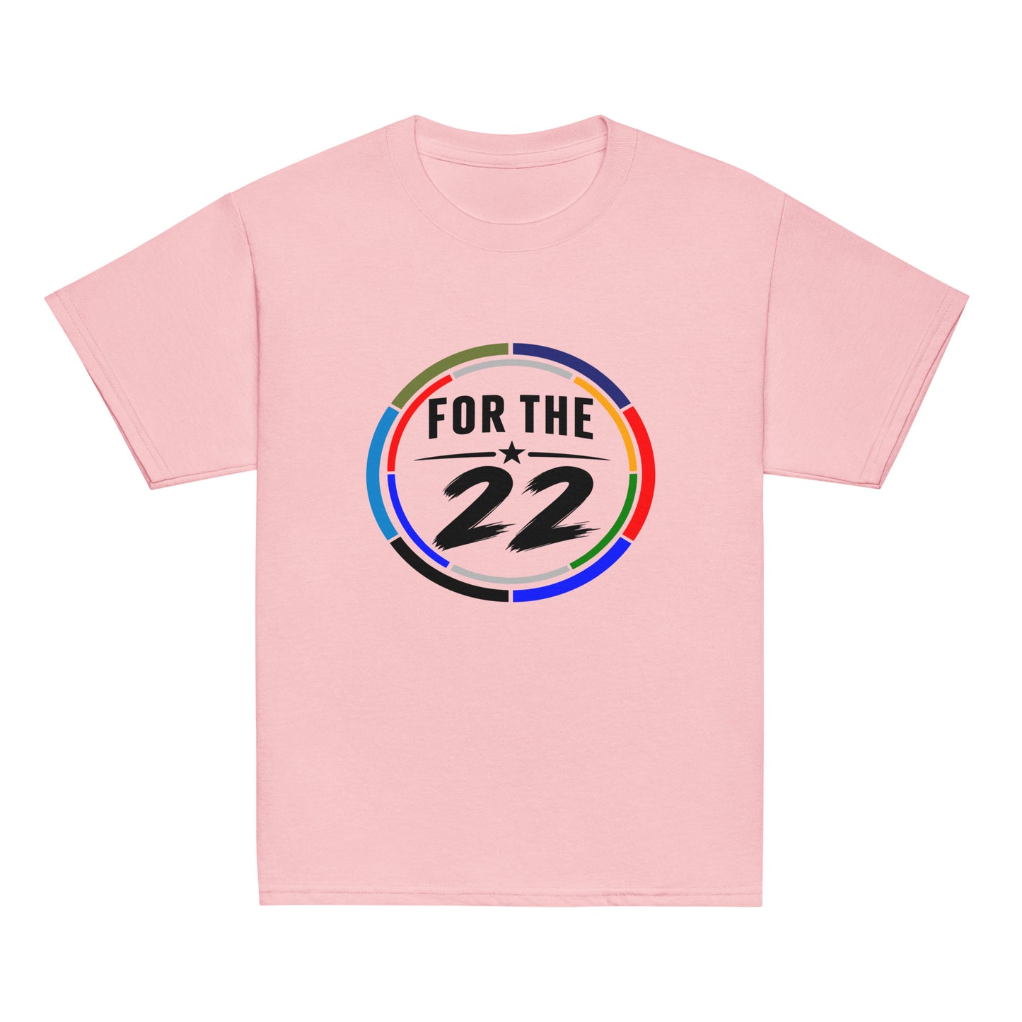 Classic | Youth T Shirt | For the 22 | Honor Athletics Logo
