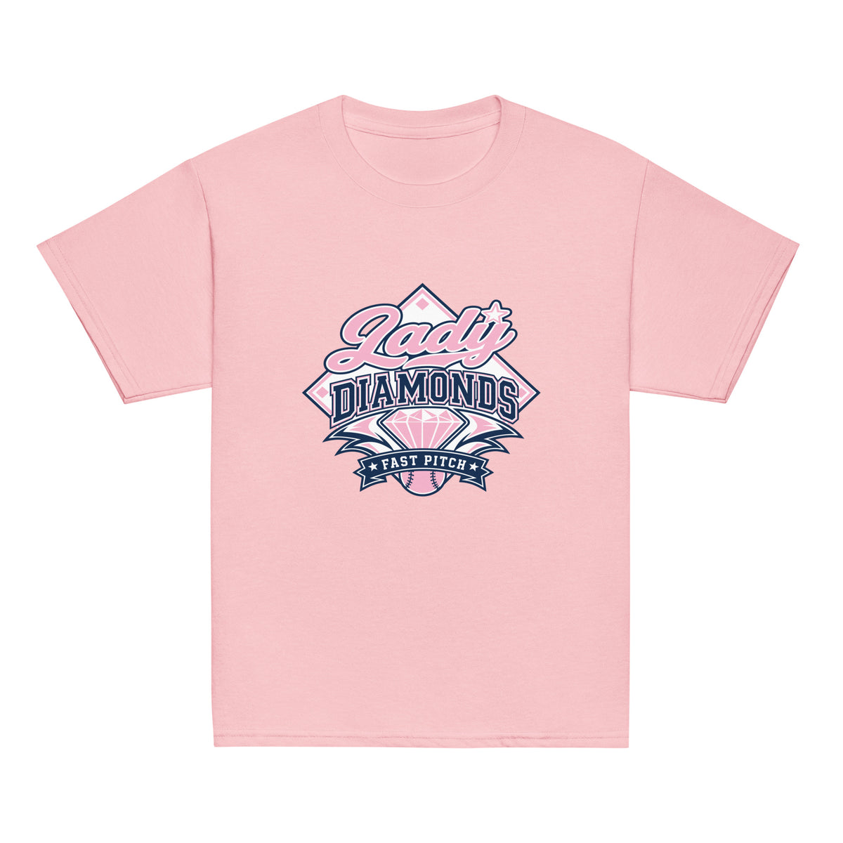 Classic | Youth T Shirt | Lady Diamonds | Emblem Logo