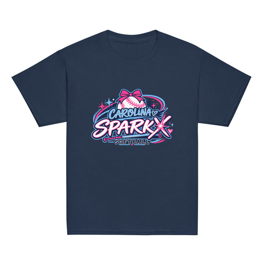 Classic | Youth T Shirt | Carolina Sparkx | Crest Logo