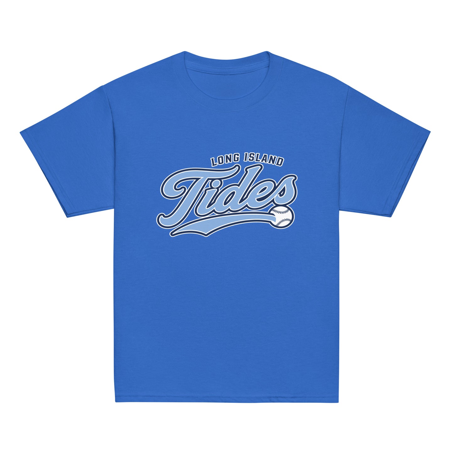 Classic | Youth T Shirt | Long Island Tides Baseball | Athletics Logo