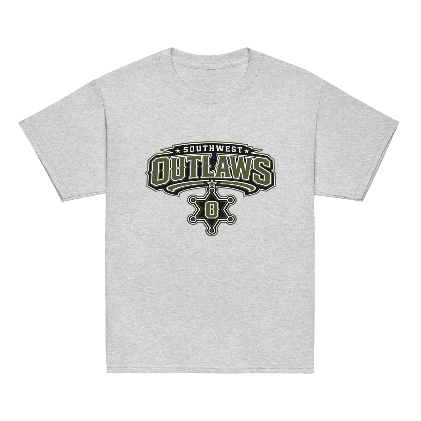 Classic | Youth T Shirt | Southwest Outlaws | Frontier Athletics Logo