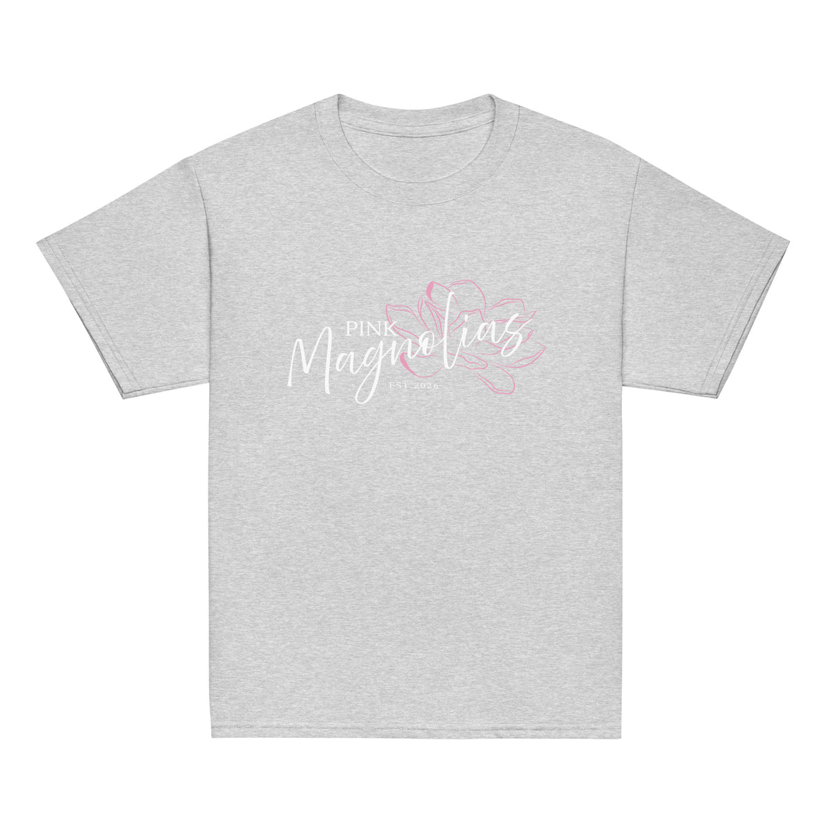 Classic | Youth T Shirt | Pink Magnolias Dance | Modern Script Logo