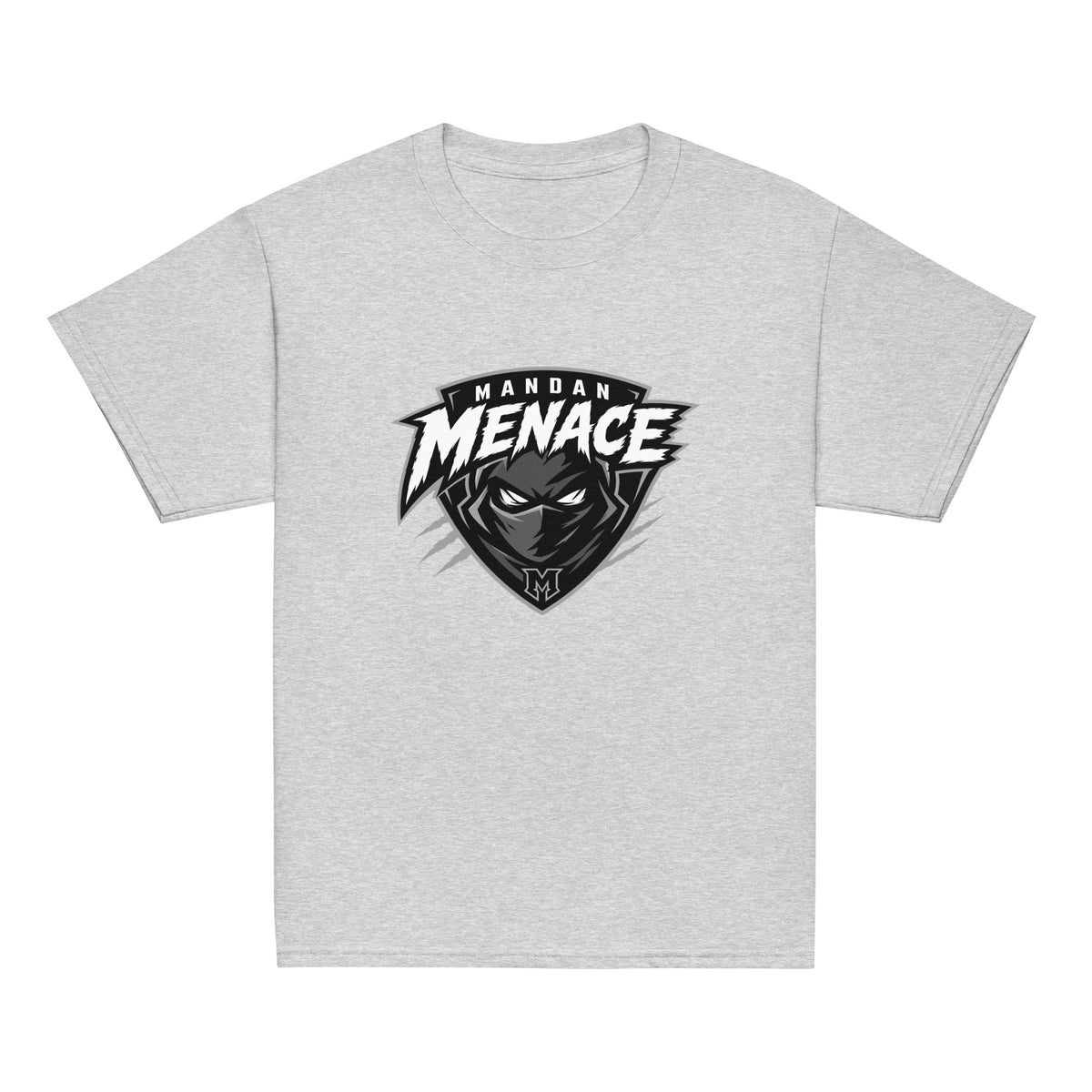 Classic | Youth T Shirt | Mandan Menace | Shield Logo