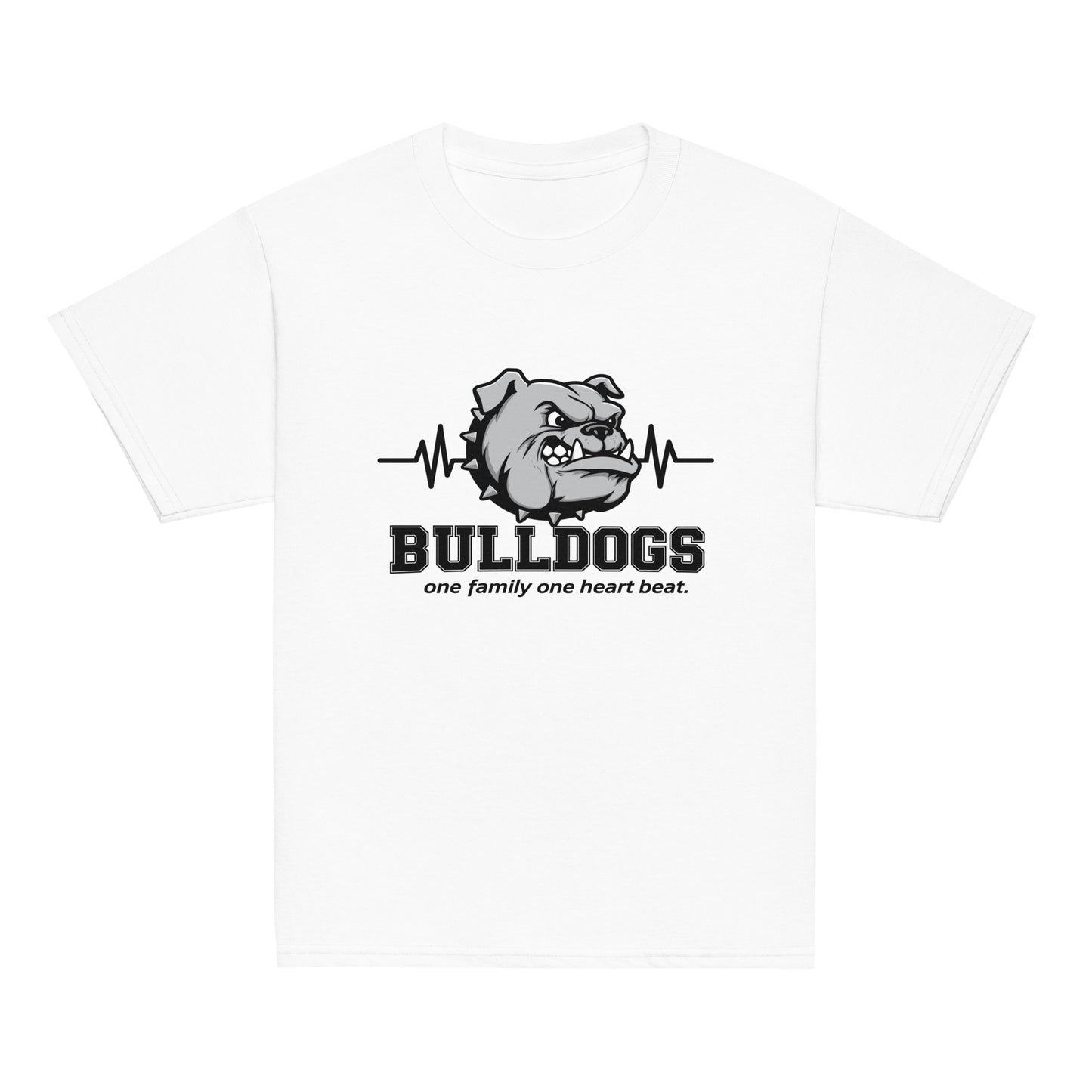 Classic | Youth T Shirt | Celina Recreational Football Black | Bulldogs Crest Logo