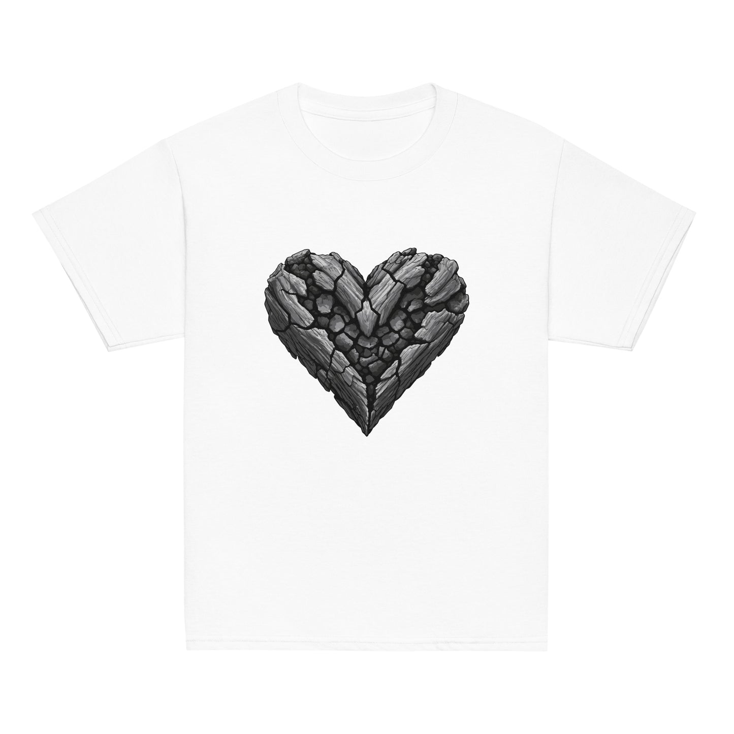 Classic | Youth T Shirt | Obsidian Heartbeat | Emblem Logo