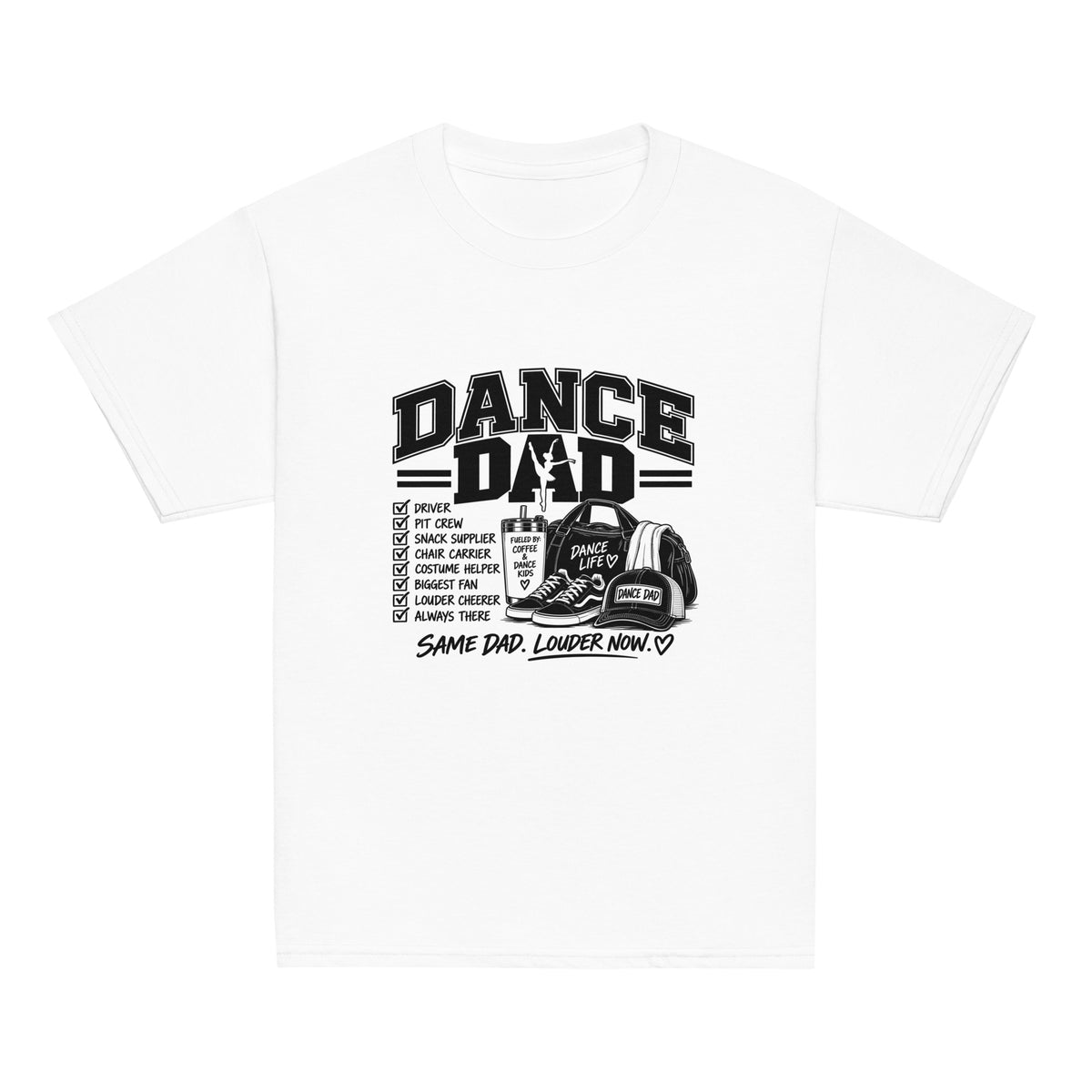Classic | Youth T Shirt | Dance Life | Dad Crest Logo