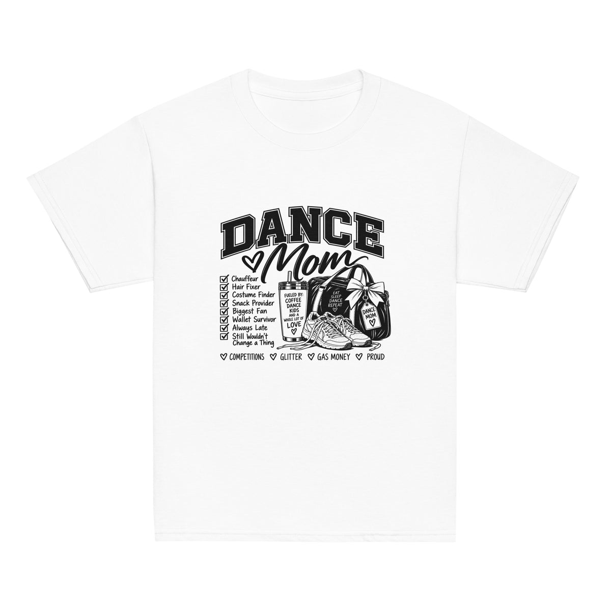 Classic | Youth T Shirt | Dance Life | Mom Crest Logo