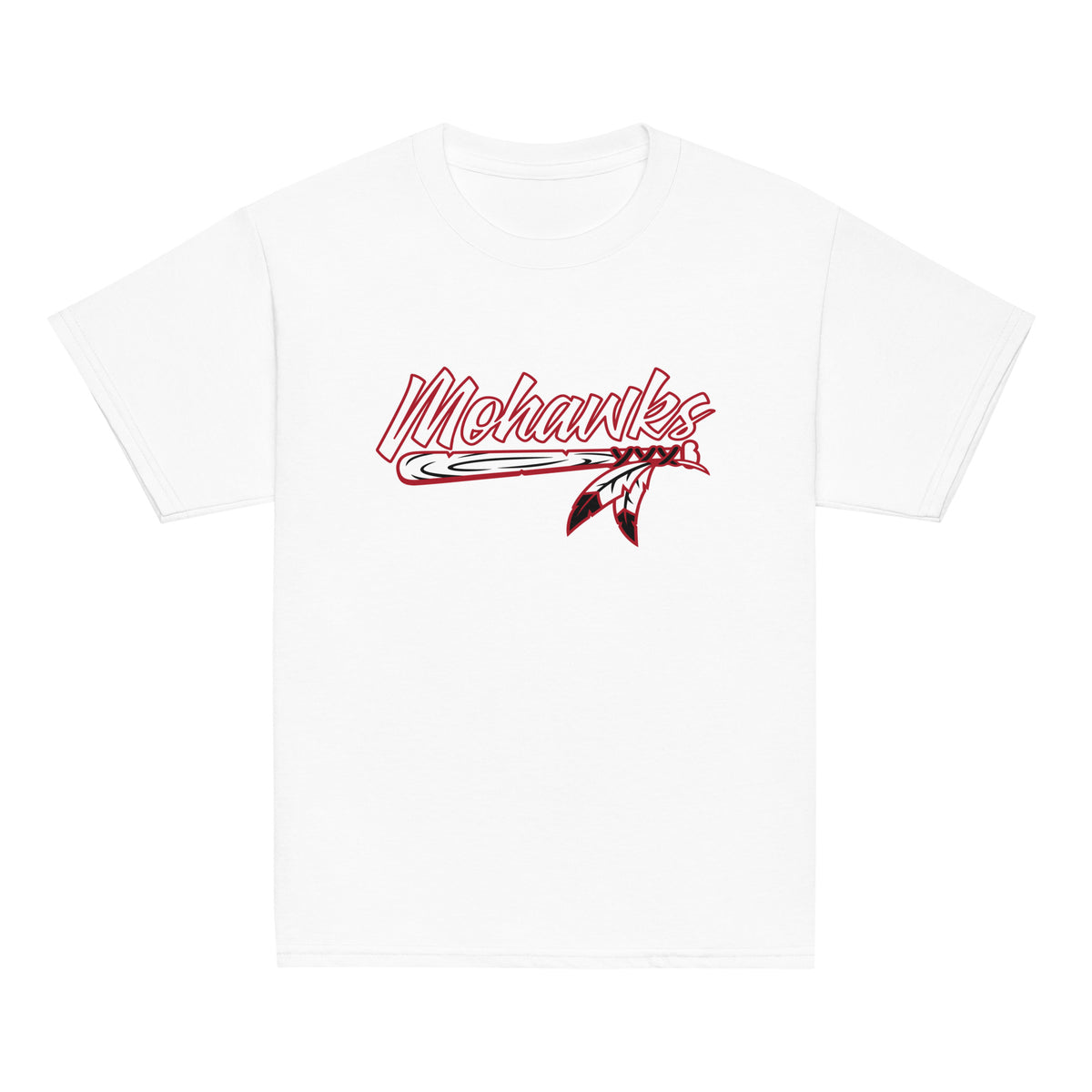 Classic | Youth T Shirt | Mohawks Baseball 8u | Emblem Logo