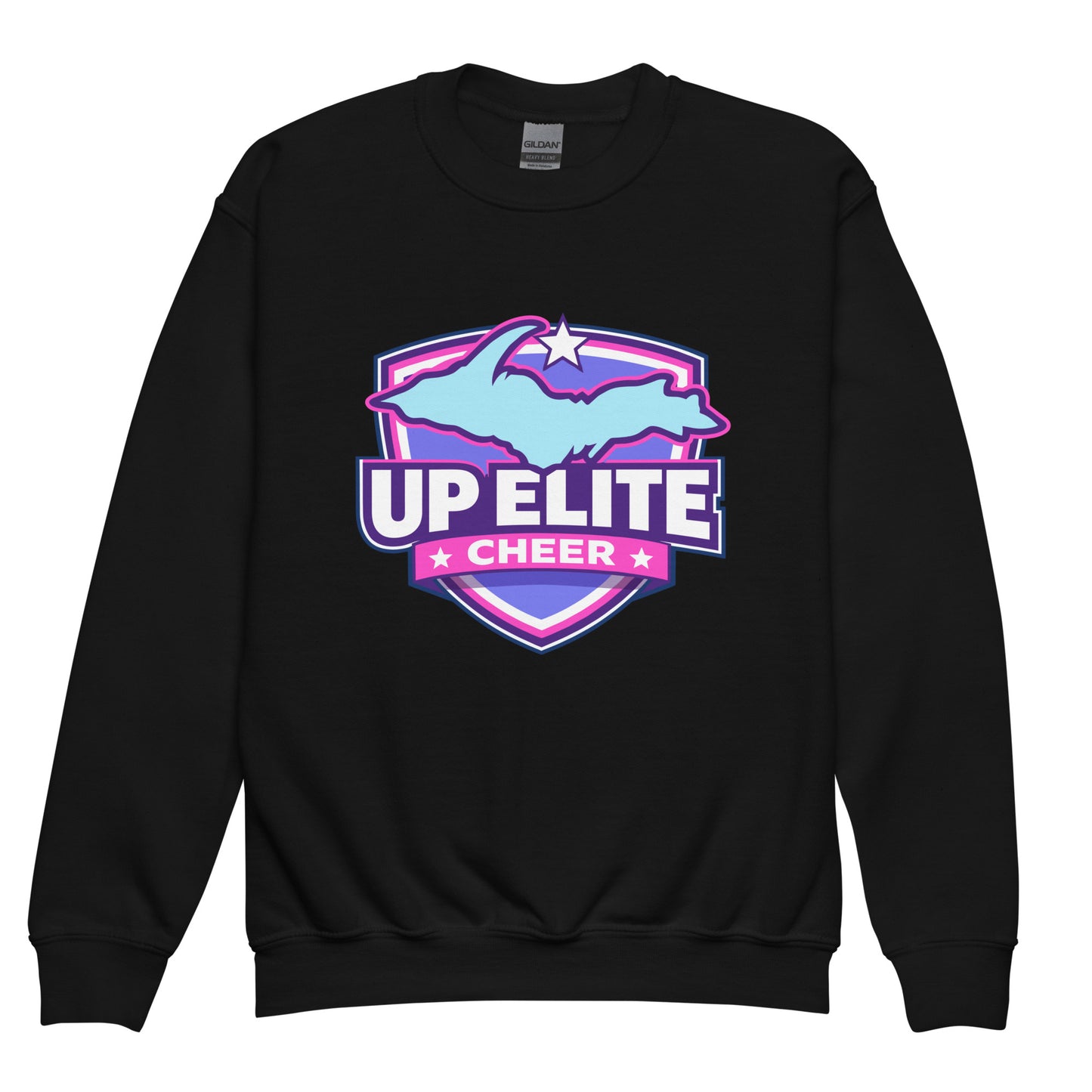 Classic | Youth Sweatshirt | UP Elite Cheer | Shield Logo