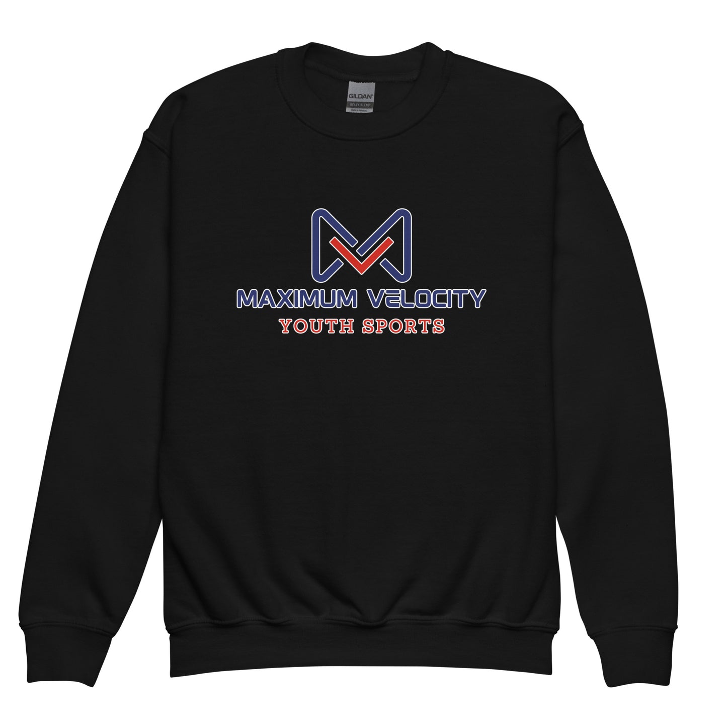 Classic | Youth Sweatshirt | Maximum Velocity Youth Sports | Emblem Logo