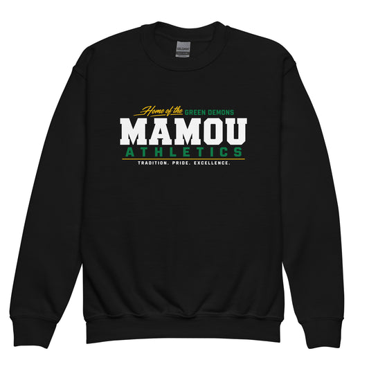 Classic | Youth Sweatshirt | Mamou High School | Modern Script Logo