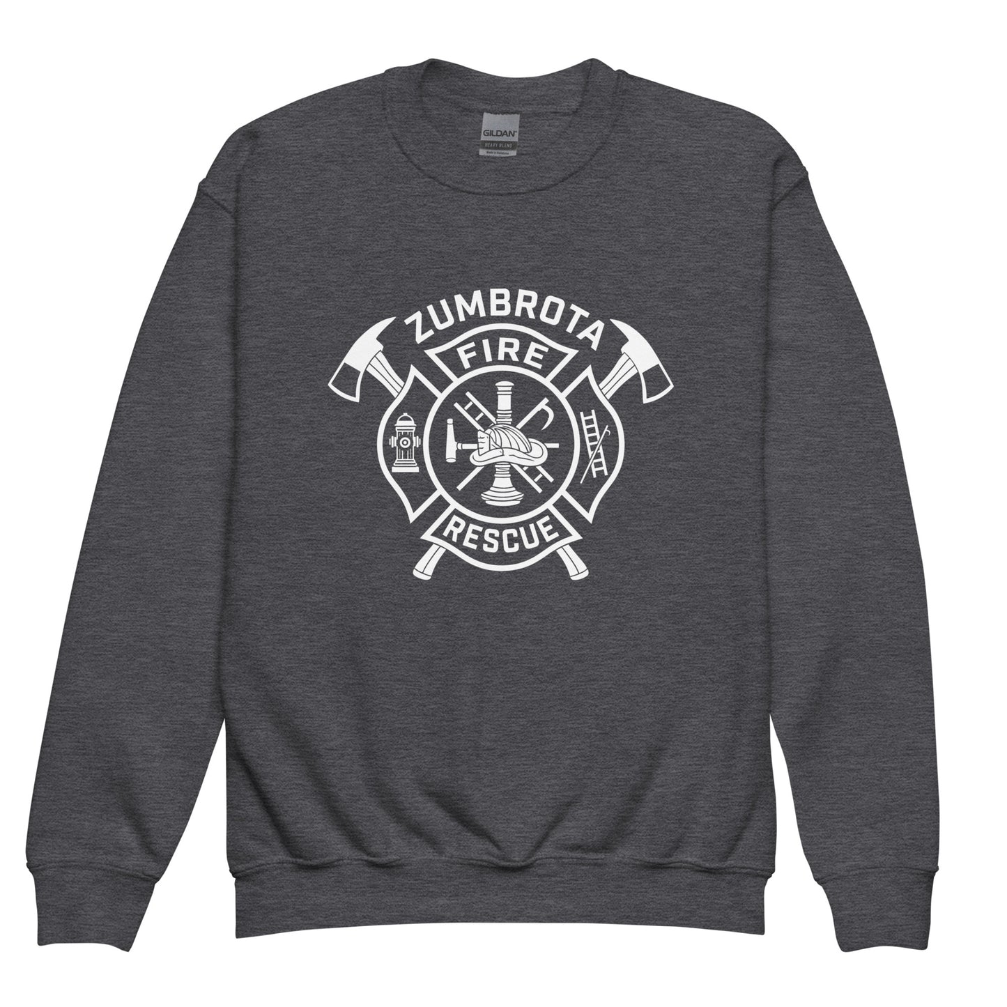 Classic | Youth Sweatshirt | Zumbrota Fire Department | Crest Logo