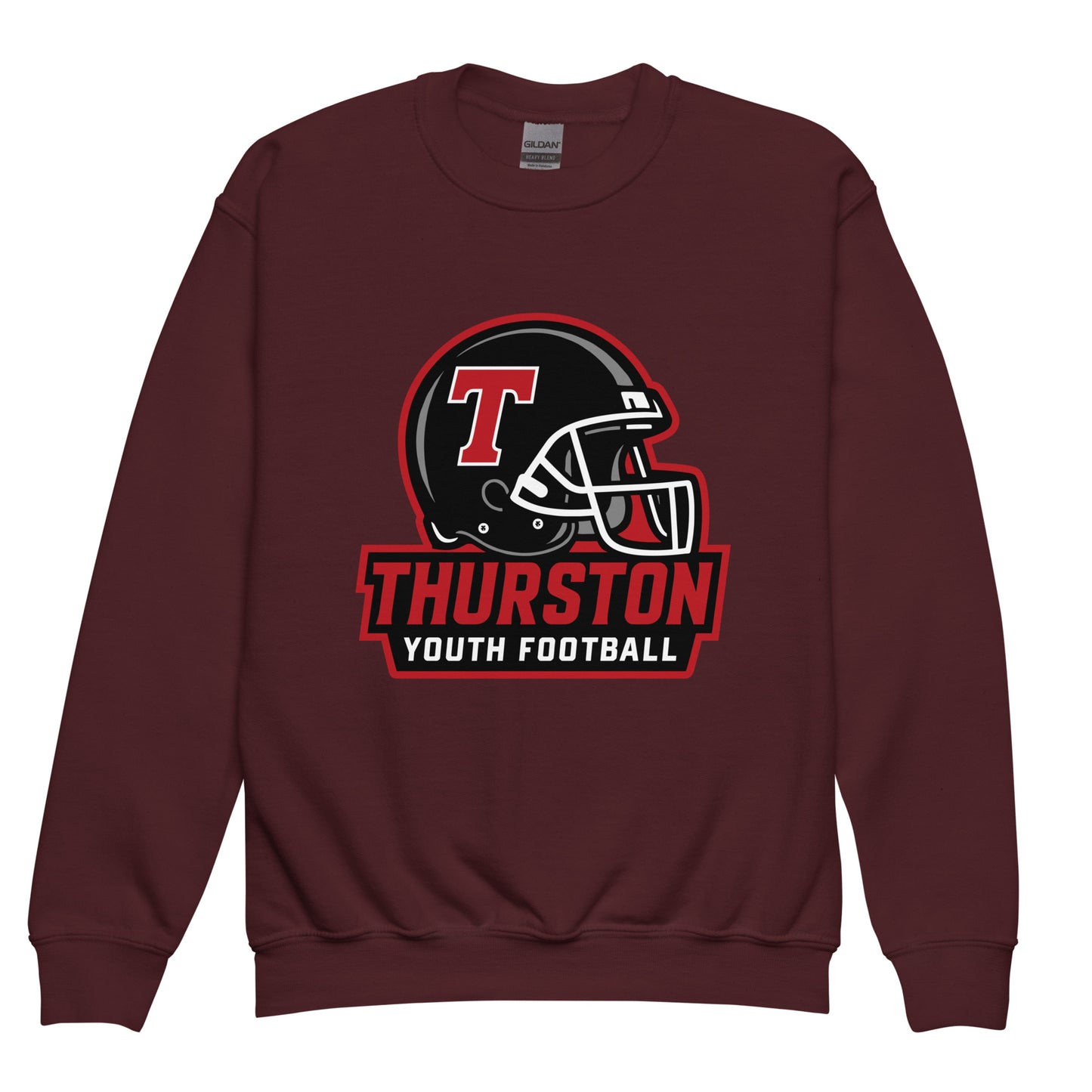 Classic | Youth Sweatshirt | Thurston Youth Football | Crest Logo