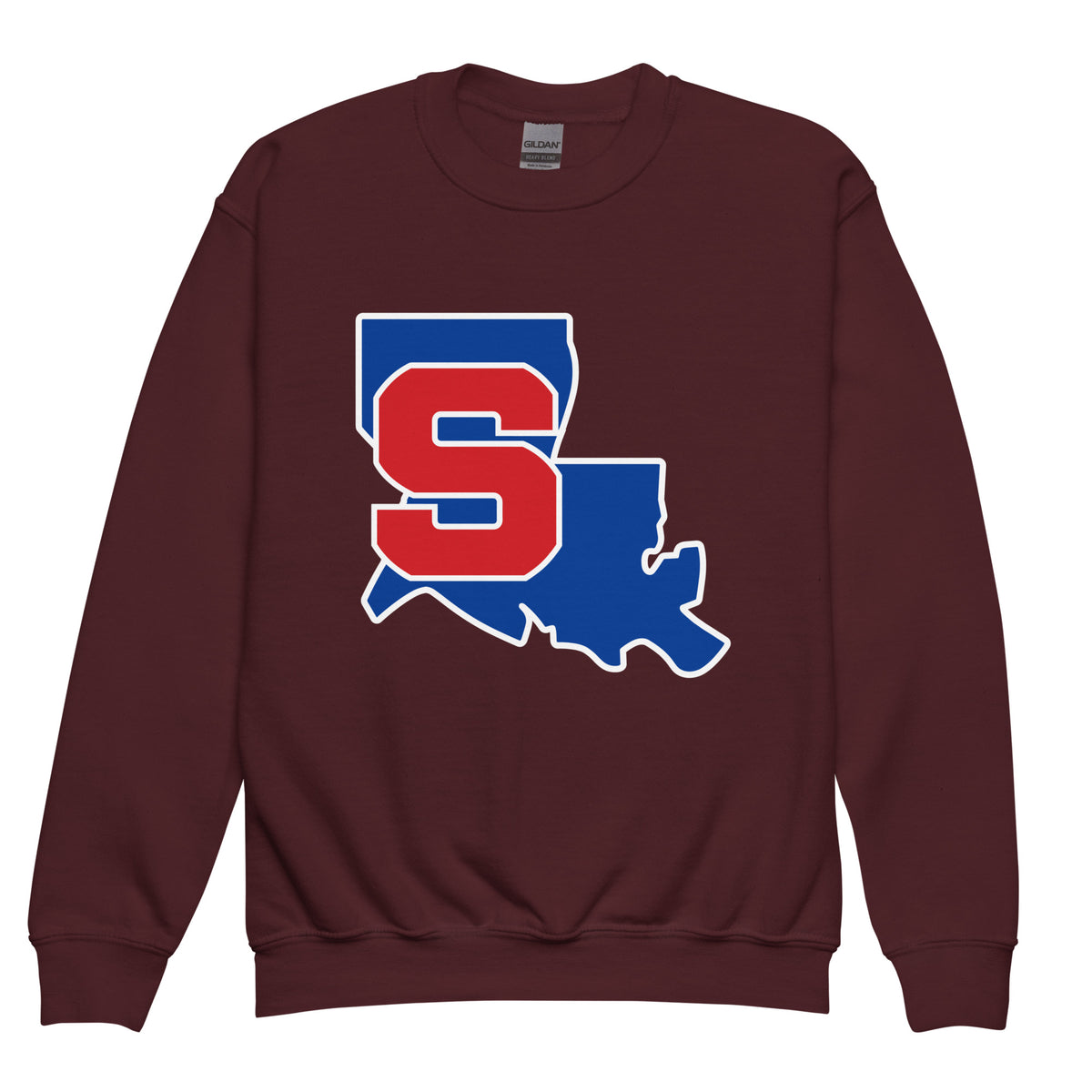 Classic | Youth Sweatshirt | Louisiana Slam Baseball | Crest Logo