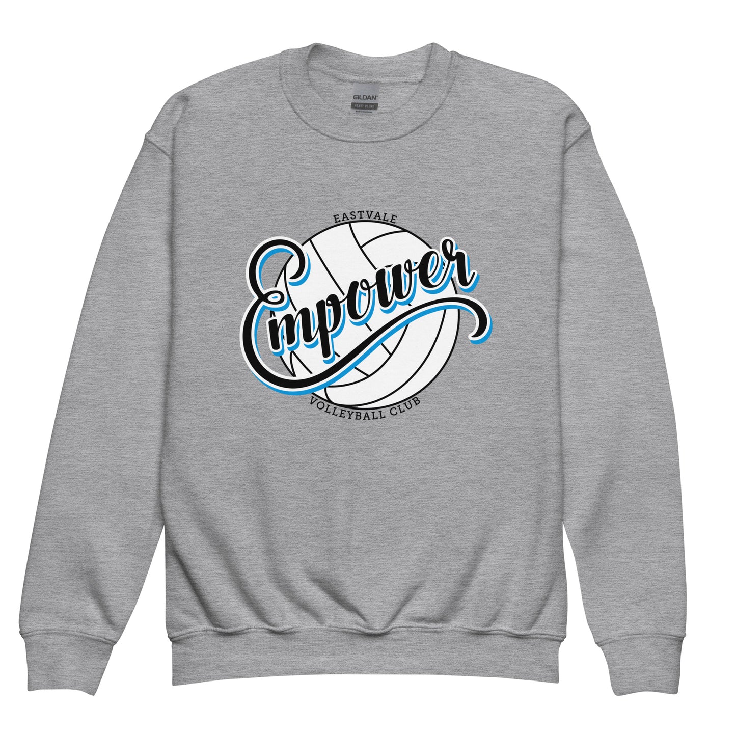 Classic | Youth Sweatshirt | Empower Volleyball Club | Emblem Logo
