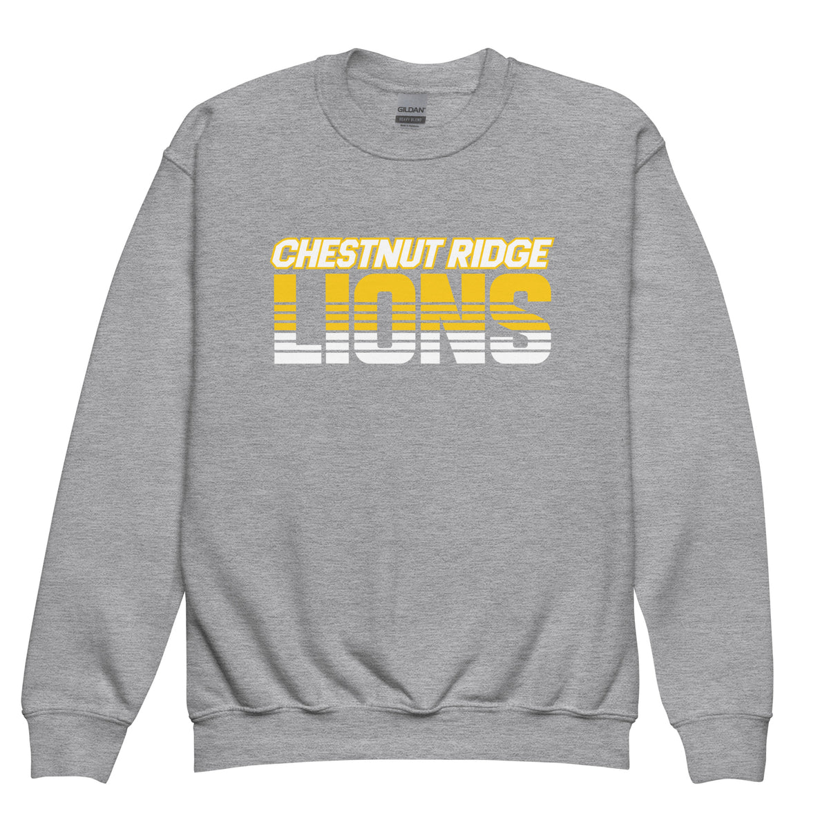 Classic | Youth Sweatshirt | Chestnut Ridge Lions Football | Script Logo