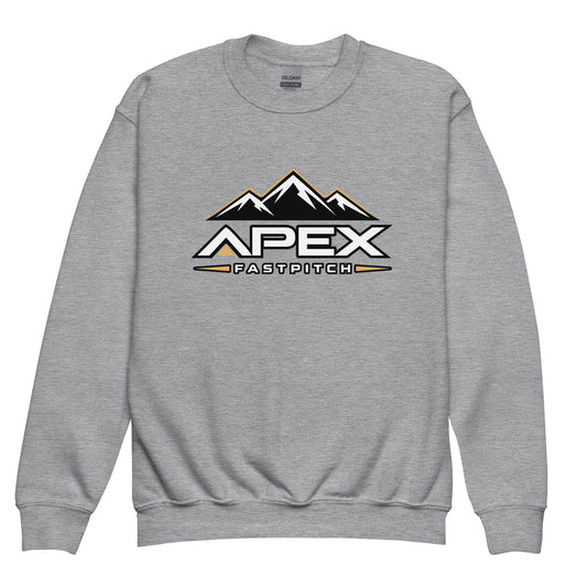 Classic | Youth Sweatshirt | Apex Fastpitch | Crest Logo