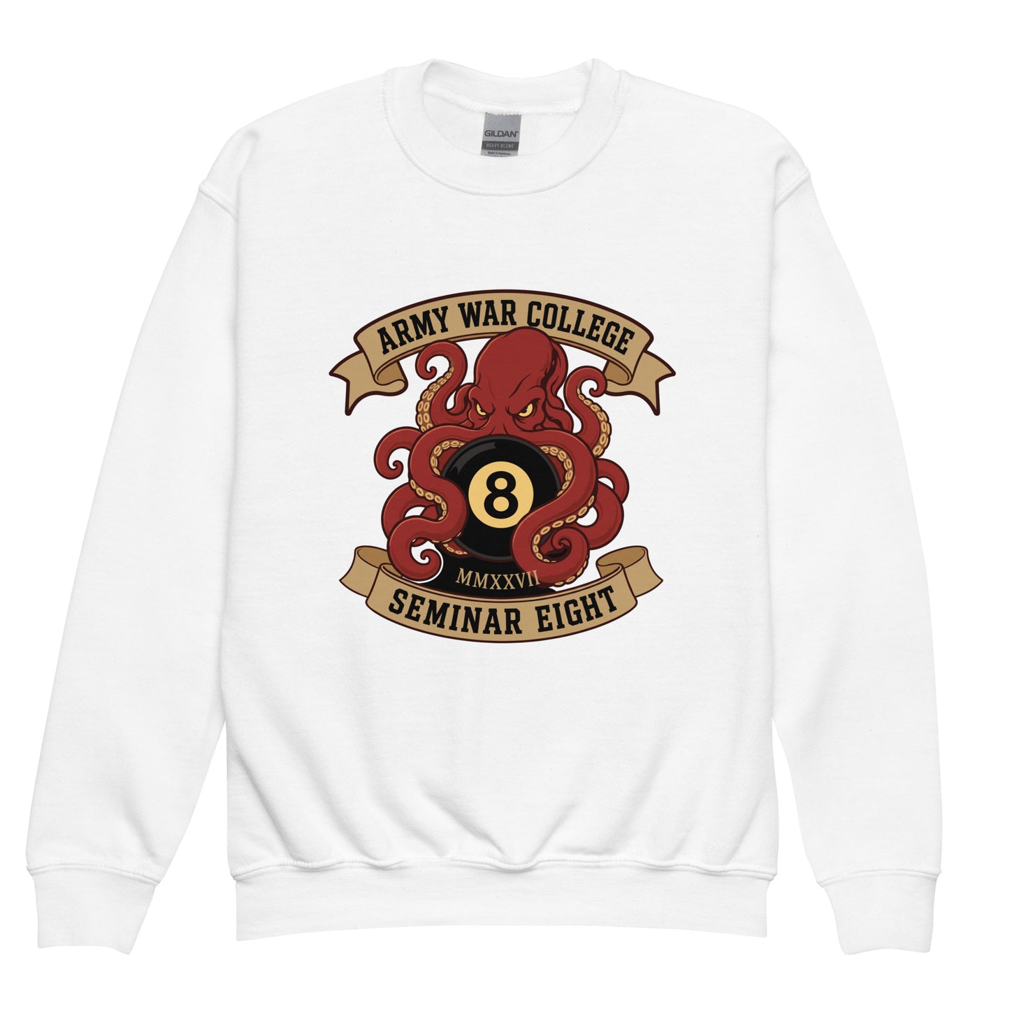 Classic | Youth Sweatshirt | Army War College (Seminar 8) | Crest Logo