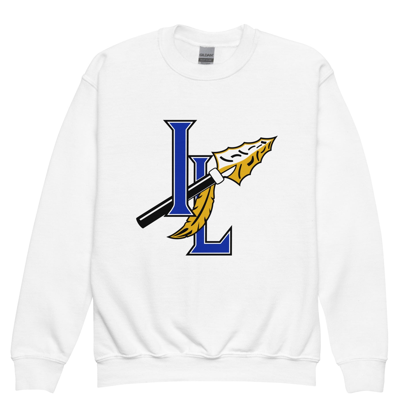 Classic | Youth Sweatshirt | Indian Land Middle School Volleyball | Spear Athletic Logo