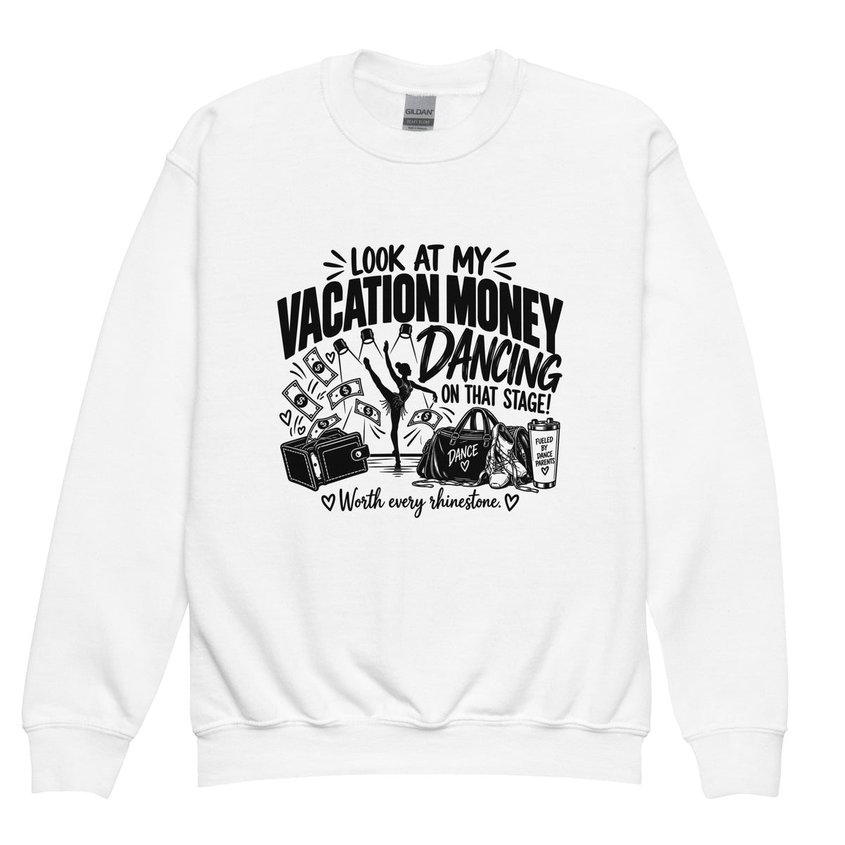 Classic | Youth Sweatshirt | Dance Life | Vanguard Logo
