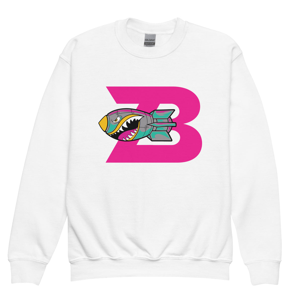 Classic | Youth Sweatshirt | Buffalo Bomb Squad 12u Softball | Lettermark Logo