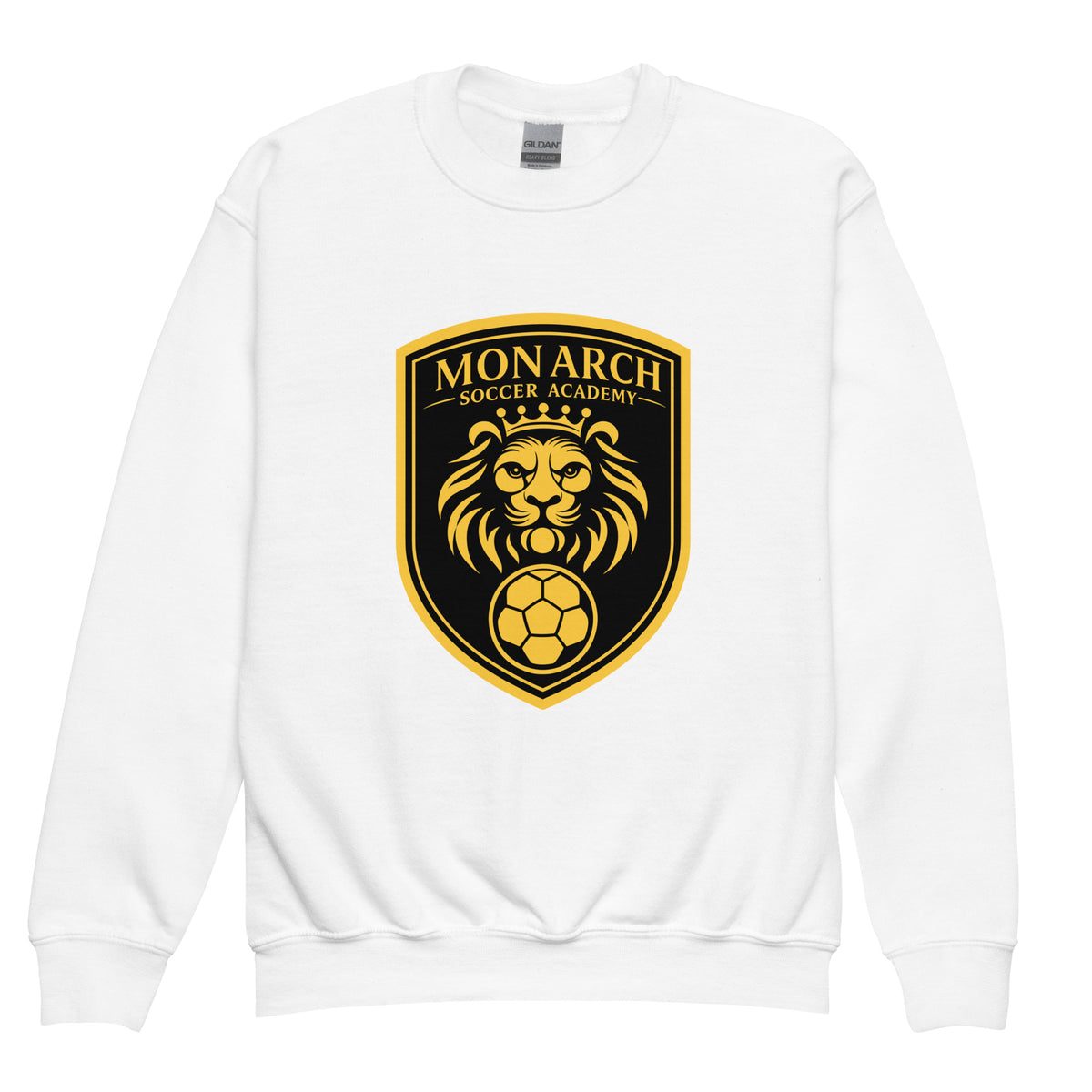 Classic | Youth Sweatshirt | Monarch Soccer Academy | Shield Logo