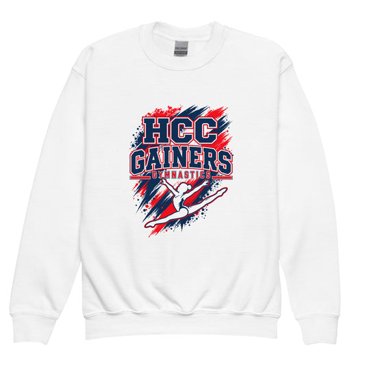 Classic | Youth Sweatshirt | HCC Gymnastics | Crest Logo