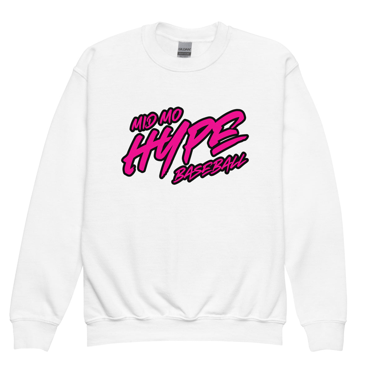 Classic | Youth Sweatshirt | Hype Baseball Club | Crest Logo