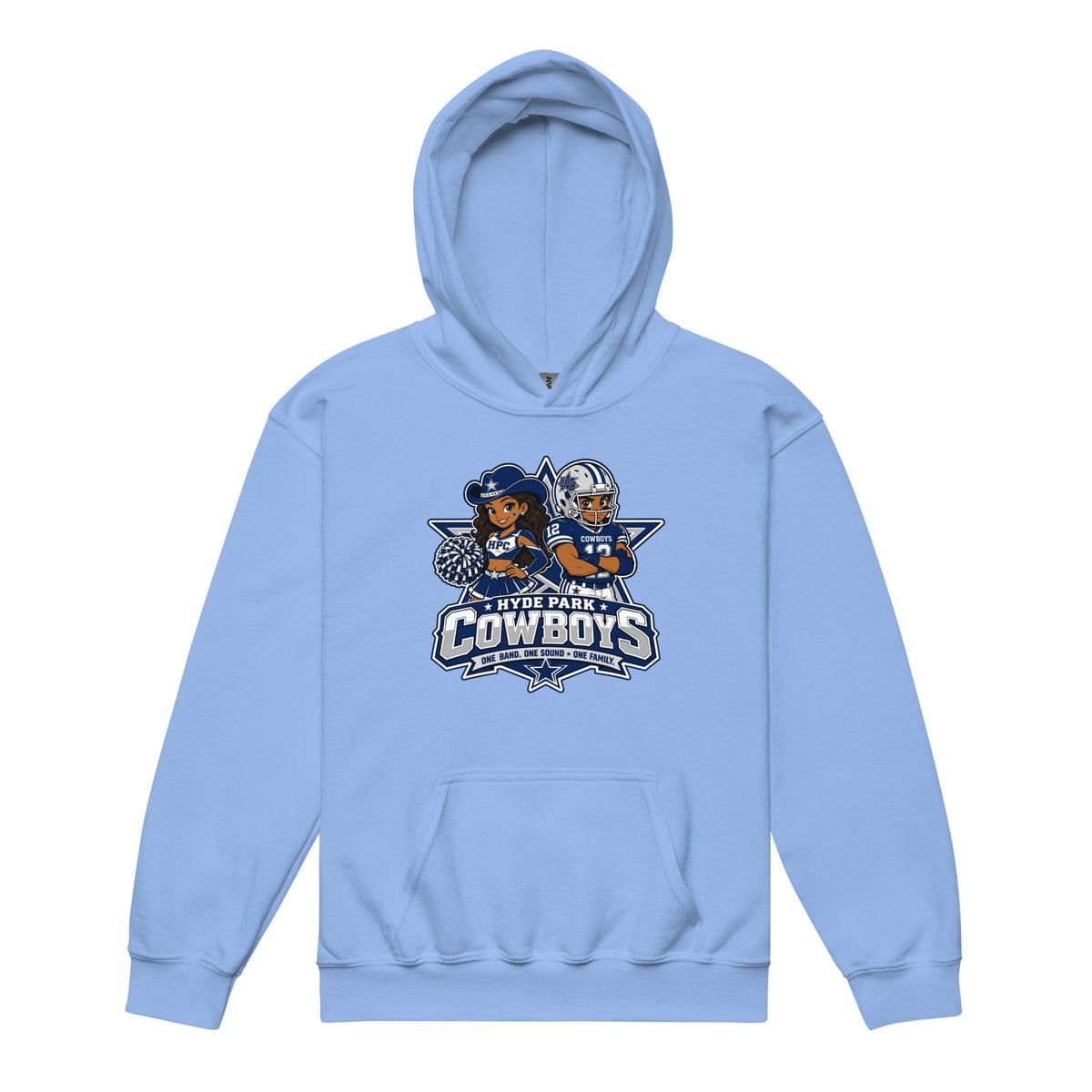 Classic | Youth Hoodie | Hyde Park Cowboys | Vanguard Logo