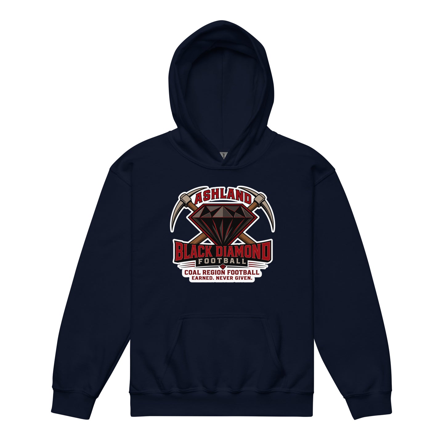 Classic | Youth Hoodie | Ashland Black Diamonds | Vanguard Logo